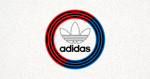 知名运动品牌 Adidas 标志